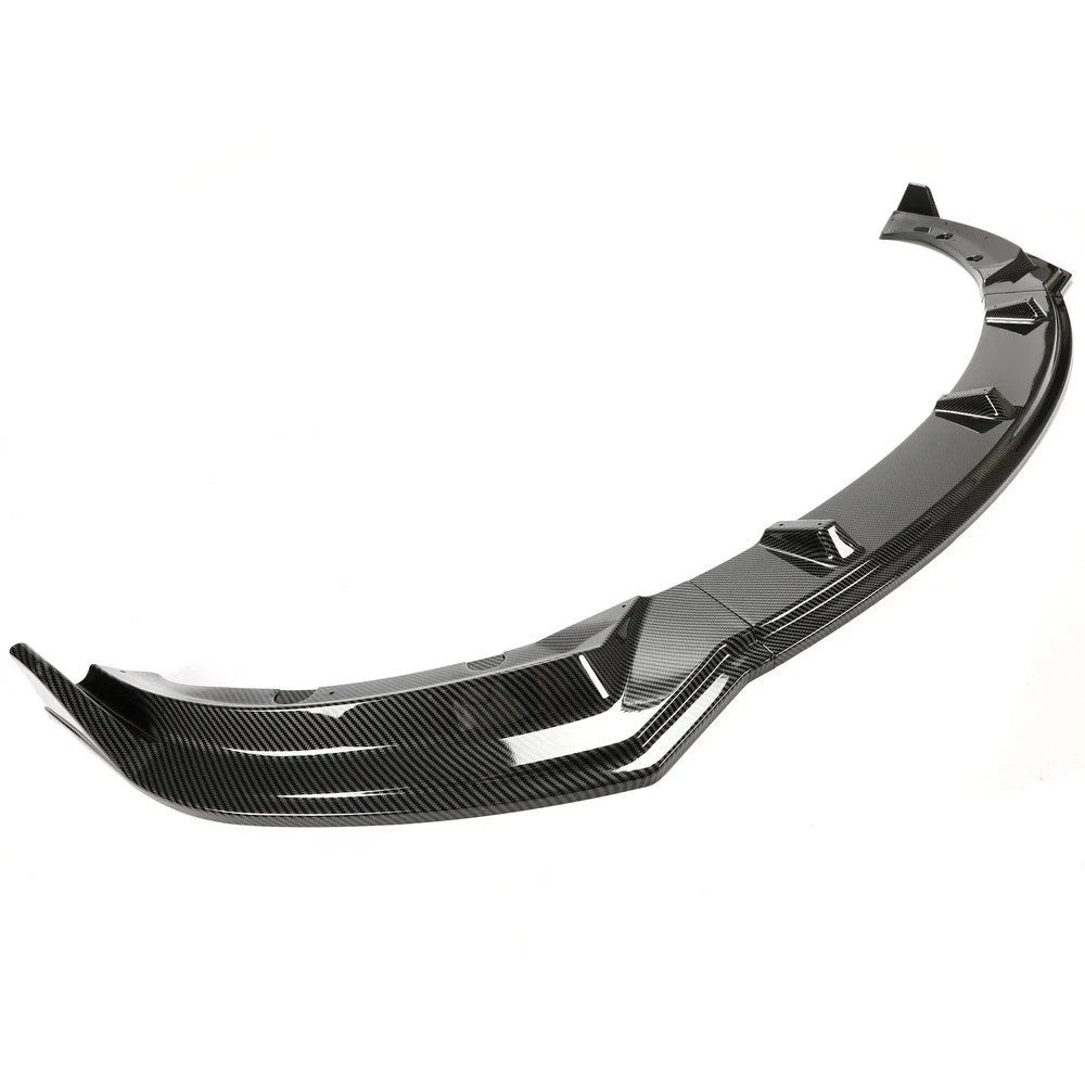 For Tesla Model 3 17-23 Front Bumper Lip Kit Chin Spoiler Carbon Fiber Style