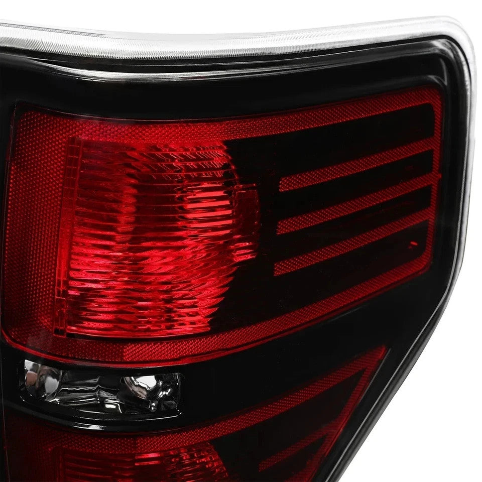 Rear Tail Lights Left+Right For Ford F150 F-150 Pickup 2009-2014 Brake Lamps