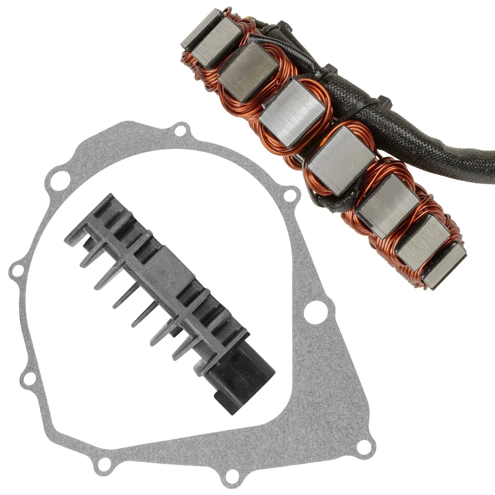 Stator And Regulator Rectifier W/Gasket for Yamaha Raptor 350 YFM350R 2004-2013