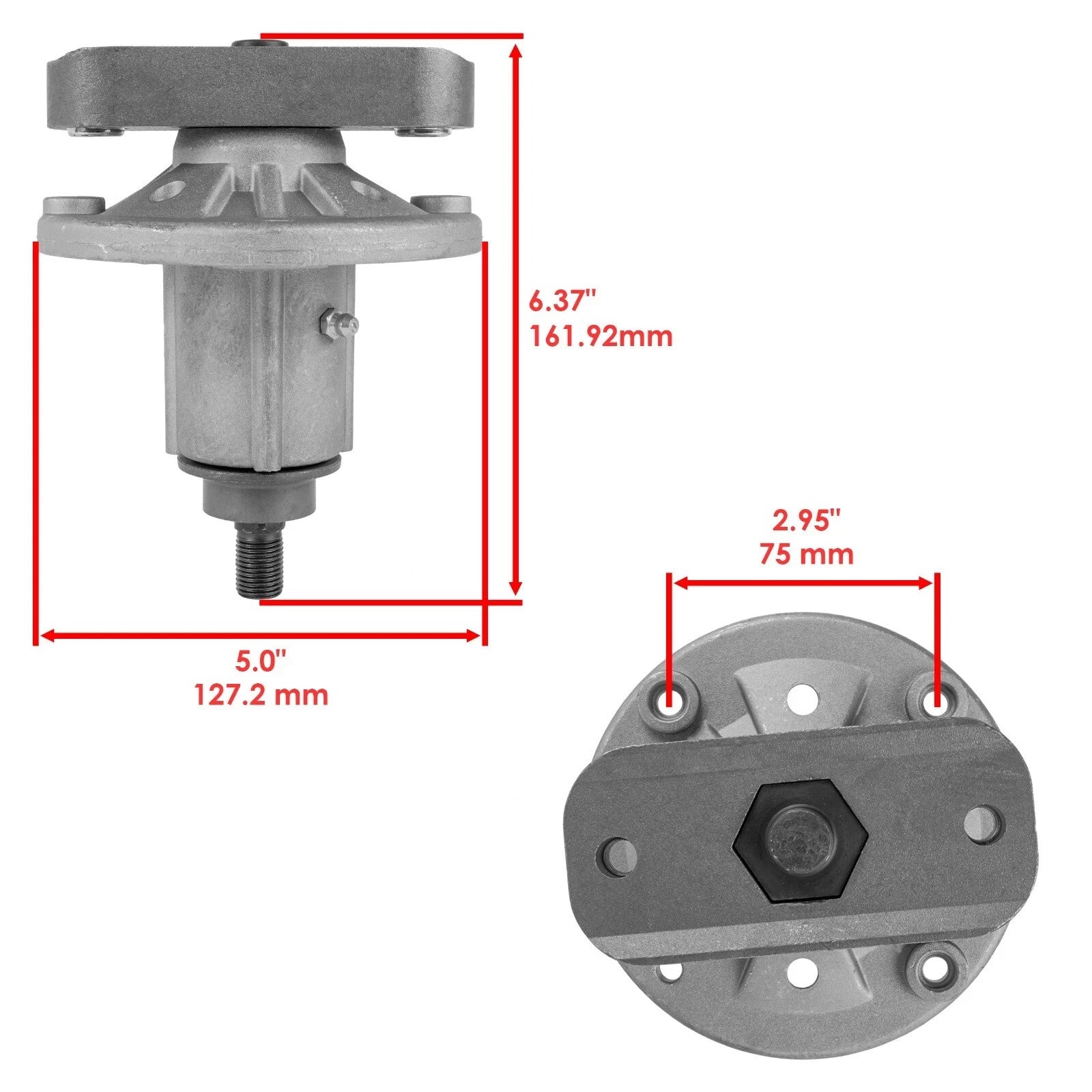 2 Spindle Assemblies for John Deere Gy20785 Gy20050 285-093 42" 44" 46" 48" Deck