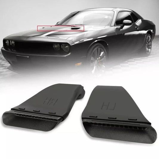 Fits For Dodge Challenger R/T SRT 2008-2014 Universal Hood Vent Scoop RH/LH Side