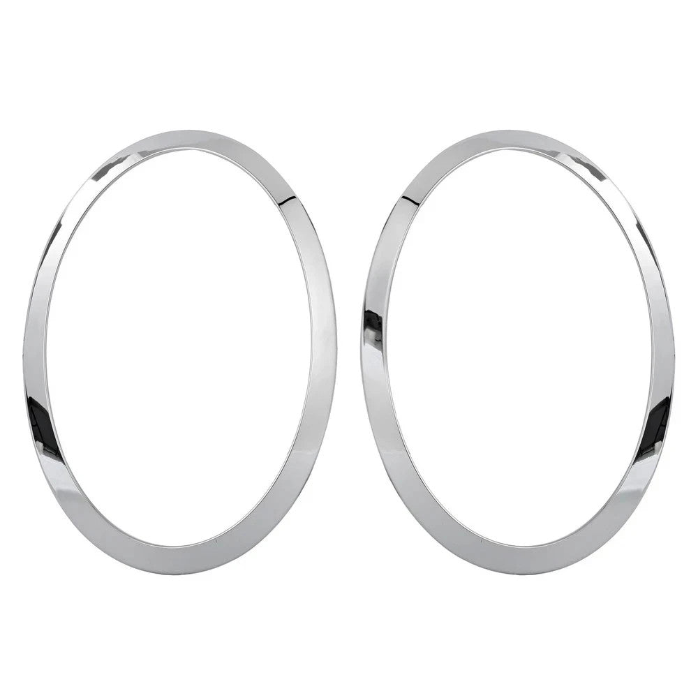 For 2014-2021 Mini Cooper S F55 F56 F57 Chrome Headlight Ring Bezel Cover Trim
