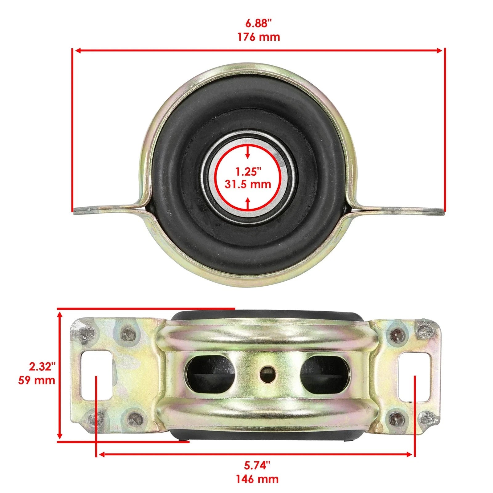 3514748 Propeller Prop Shaft Bearing Carrier for Polaris RZR XP 900 EFI 2012-13