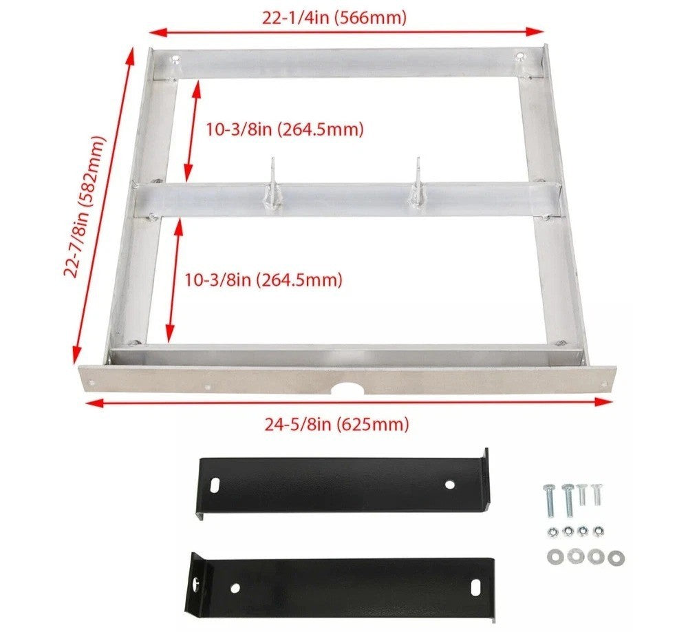 GOLF CART 36V BATTERY TRAY FOR EZGO TXT / MEDALIST 1994+ ALUMINUM