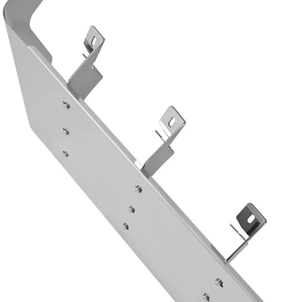 13" Drop Sun Visor For Kenworth T800/W900/T300 84-98 Windshield Stainless Steel