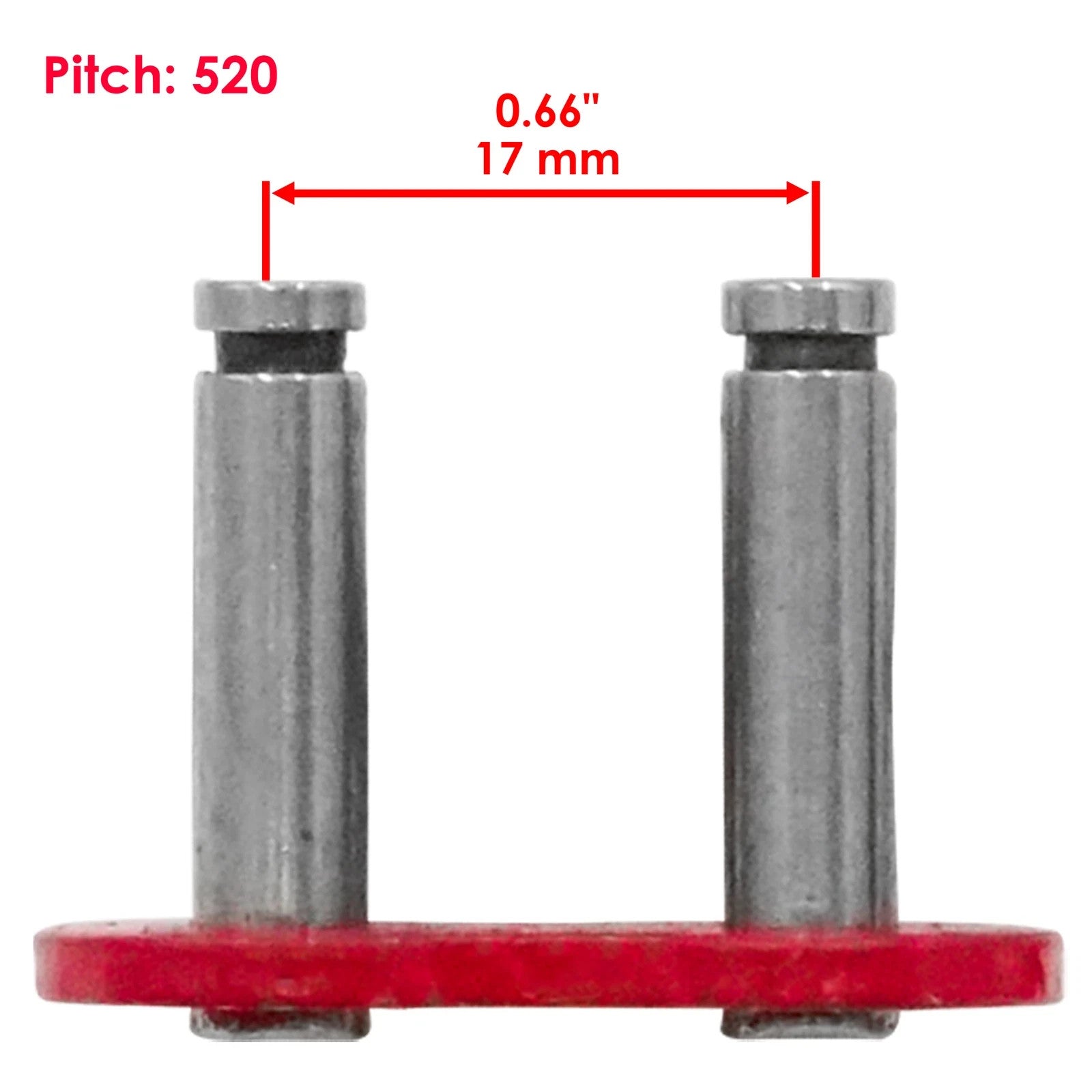 520 Chain Master Link W/ O Ring For Motorcycle Bike ATV Connecting Link Red