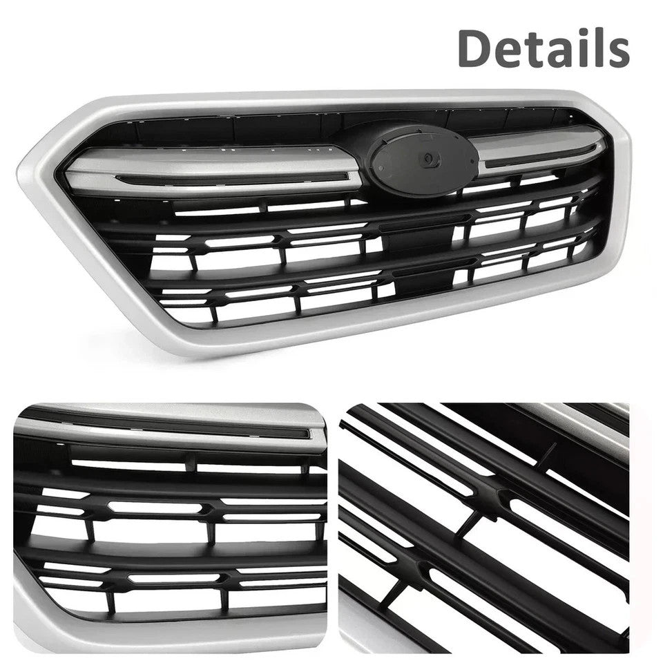 Front Replacement Grille Black Painted For 2018-2019 Subaru Outback SU1200173
