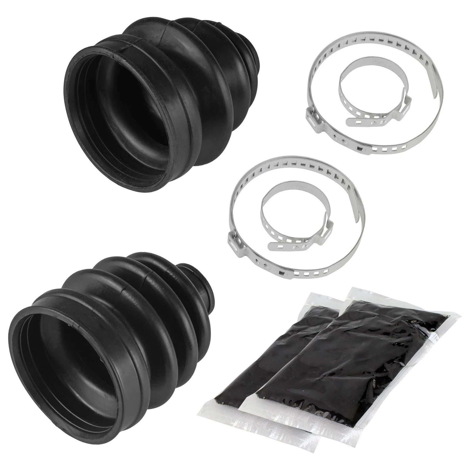 Front Inner Outer Axle CV Boot Kit for Honda TRX350FE TRX350FM Rancher 00-05