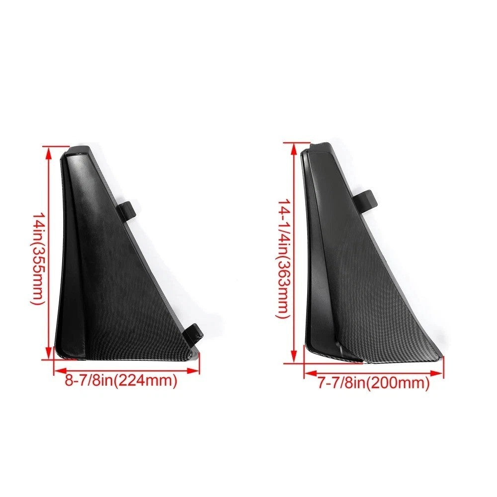 For Corvette C8 2020-2025 84263453 4X Carbon Flash Look Splash Guards Mud Flaps