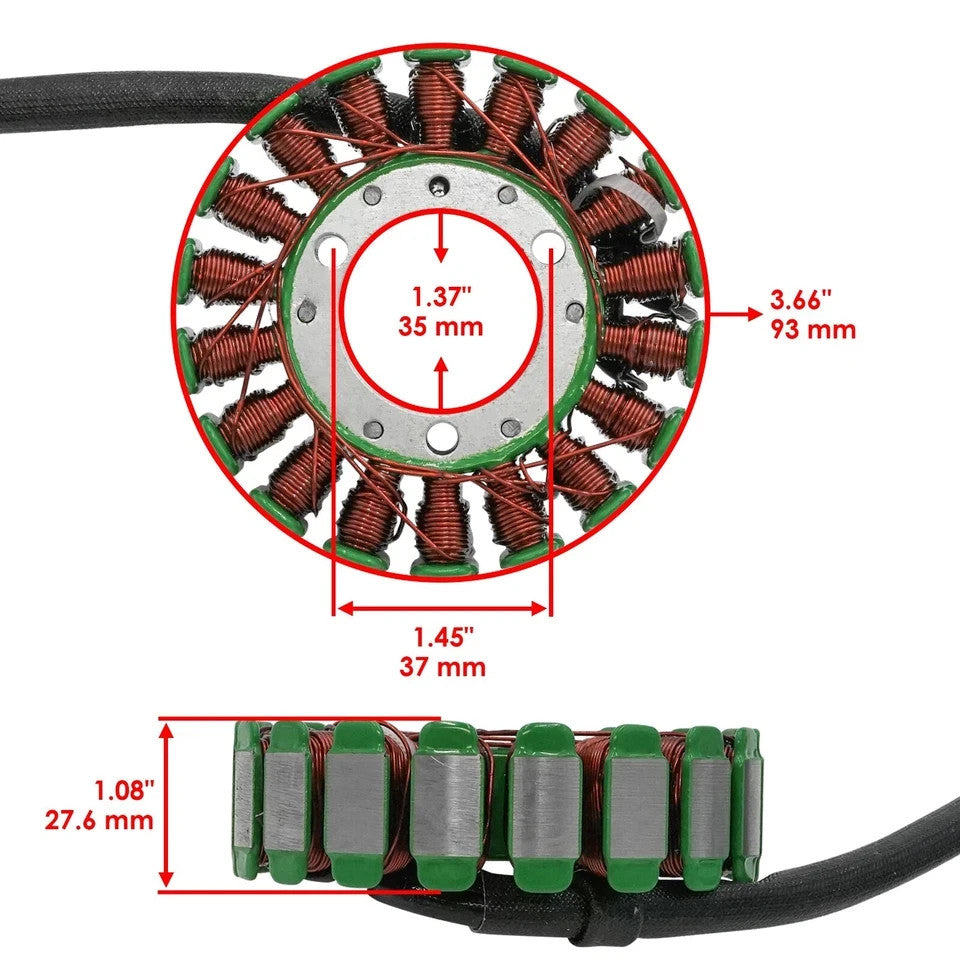 Stator for Kawasaki KFX450R KFX 450R KSF450B KSF 450B 2008 2009 2010 2011-2014