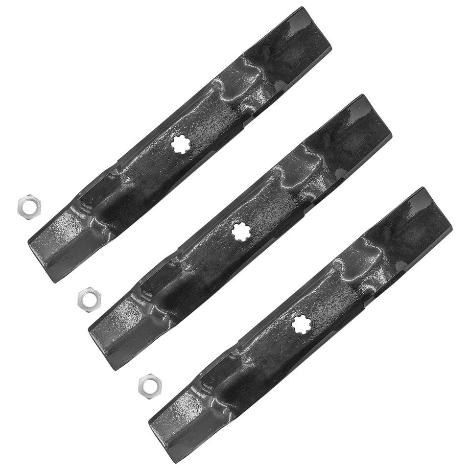 Caltric Deck Blade w/Nut For John Deere LA155 LA165 S140 S160 S170 48" Tractor