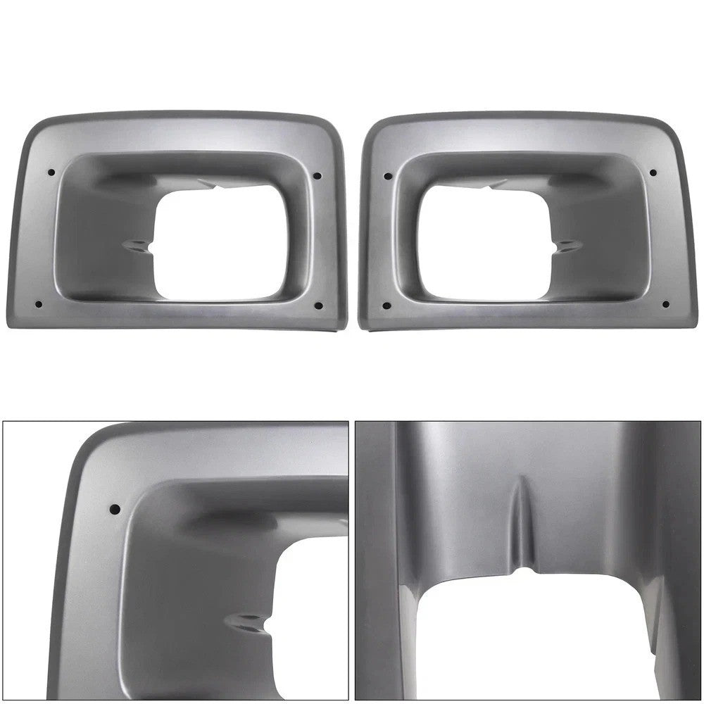 Headlight Bezel Trim Set For Chevy Chevrolet C7500 Kodiak C8500 GMC C6500 03-09