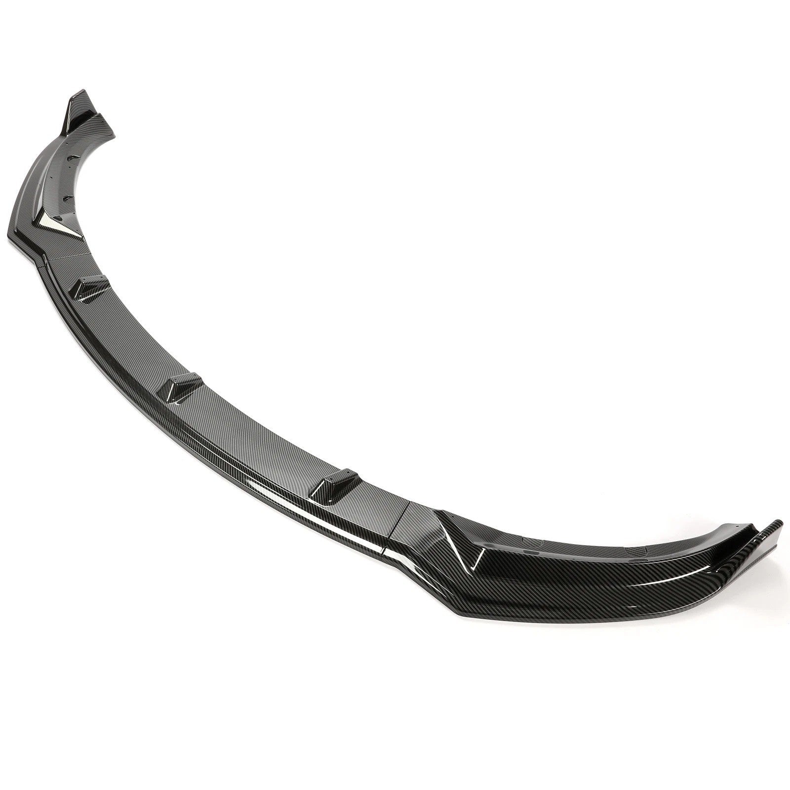 Front Bumper Body Lip Kit Splitter For 2017-2023 Tesla Model 3 Carbon Fiber