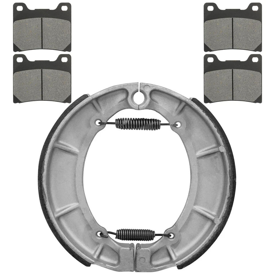 Front Brake Pads & Rear Shoes for Yamaha XV1100 XV1100S Virago 1100 1986-1999