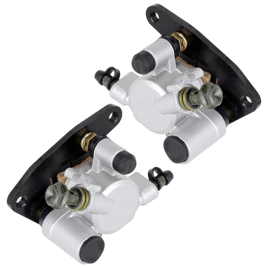 Front Left Right Brake Caliper W/Pads For Yamaha Kodiak 450 YFM450 4X4 2003-2026