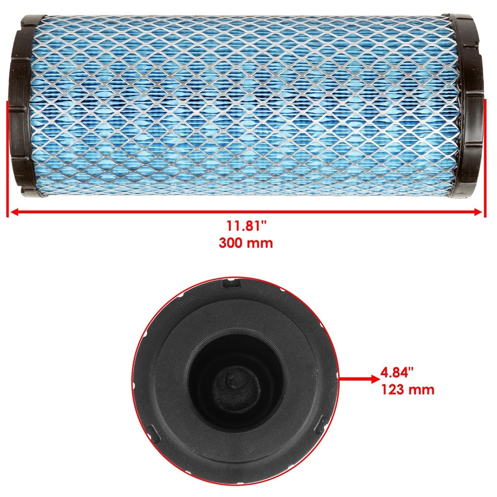 Caltric Standard Air Filter For Polaris RZR 900 / RZR 4 / RZR S  2016- 2021