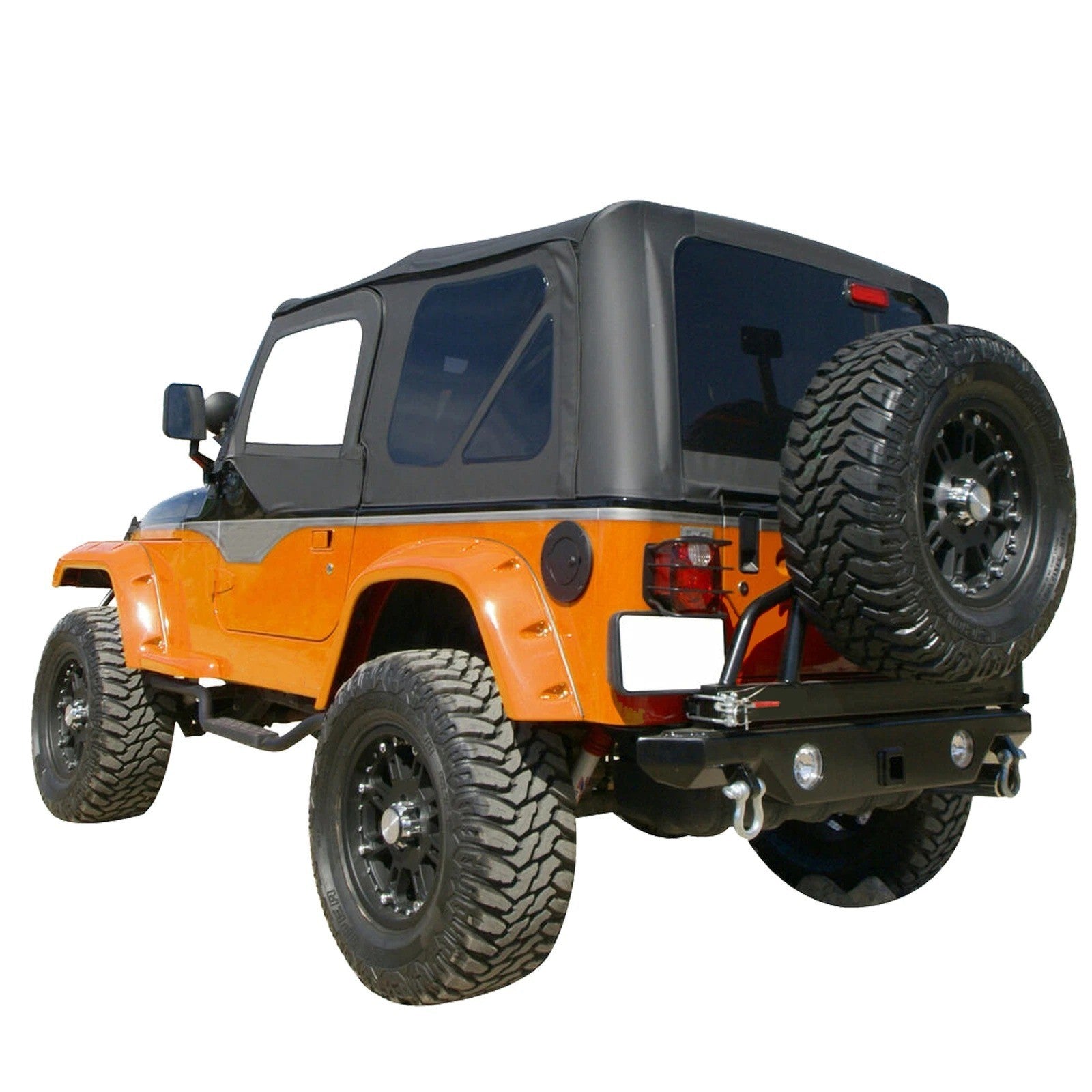 For Jeep Wrangler TJ 1997-2006 Front & Rear Soft Top + Upper Skins 6pcs