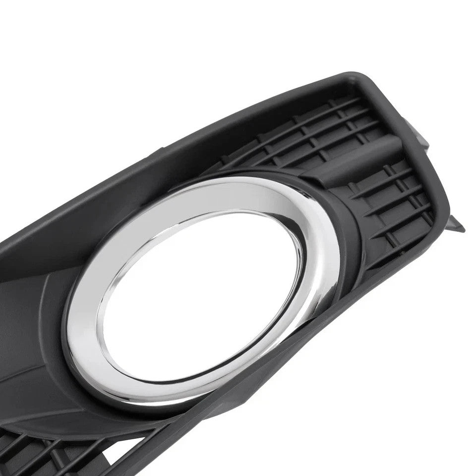 HECASA Fog Light Cover Bezel Chrome For Cadillac SRX 2010-2016 Left&Right Side