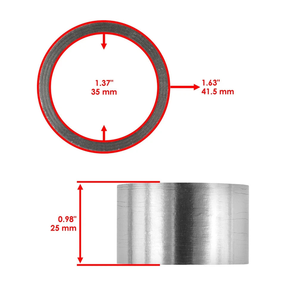 Exhaust Pipe Gasket for Honda TRX420FE TRX420FM Rancher 420 4X4 Es 2007-2013