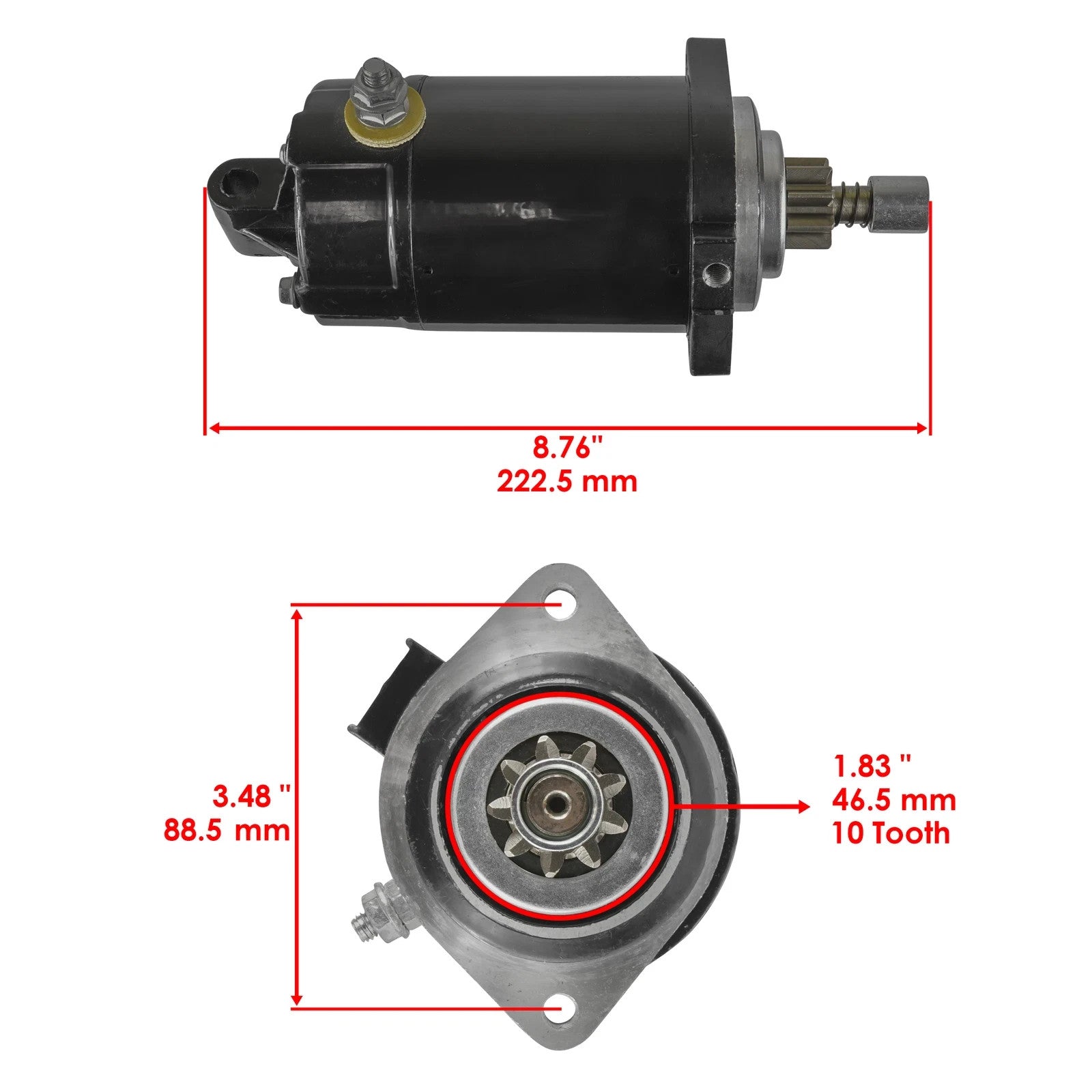 Starter for Yamaha 6E5-81800-10-00 6E5-81800-11-00 6E5-81800-12-00