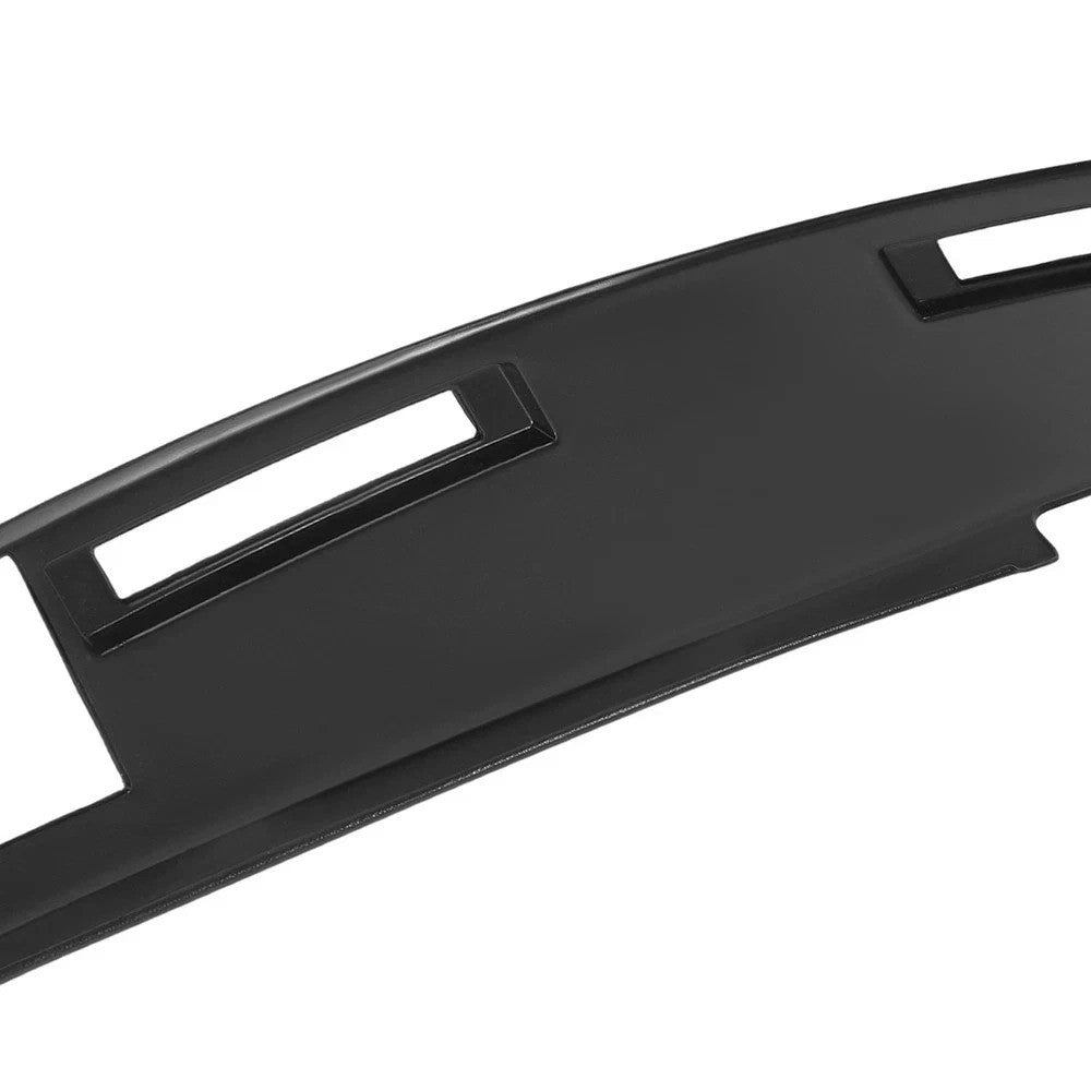 Black Dash Cover Cap w/Side Vents Cut Out For Chevy S10 Pickup GMC S15 1986-1993