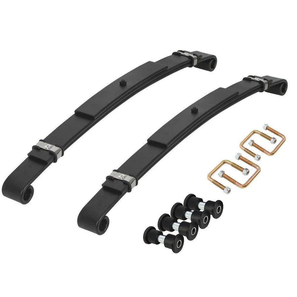Golf Cart Rear Leaf Spring For EZGO TXT 96-13 Heavy Duty w/ Bushings and Sleeves