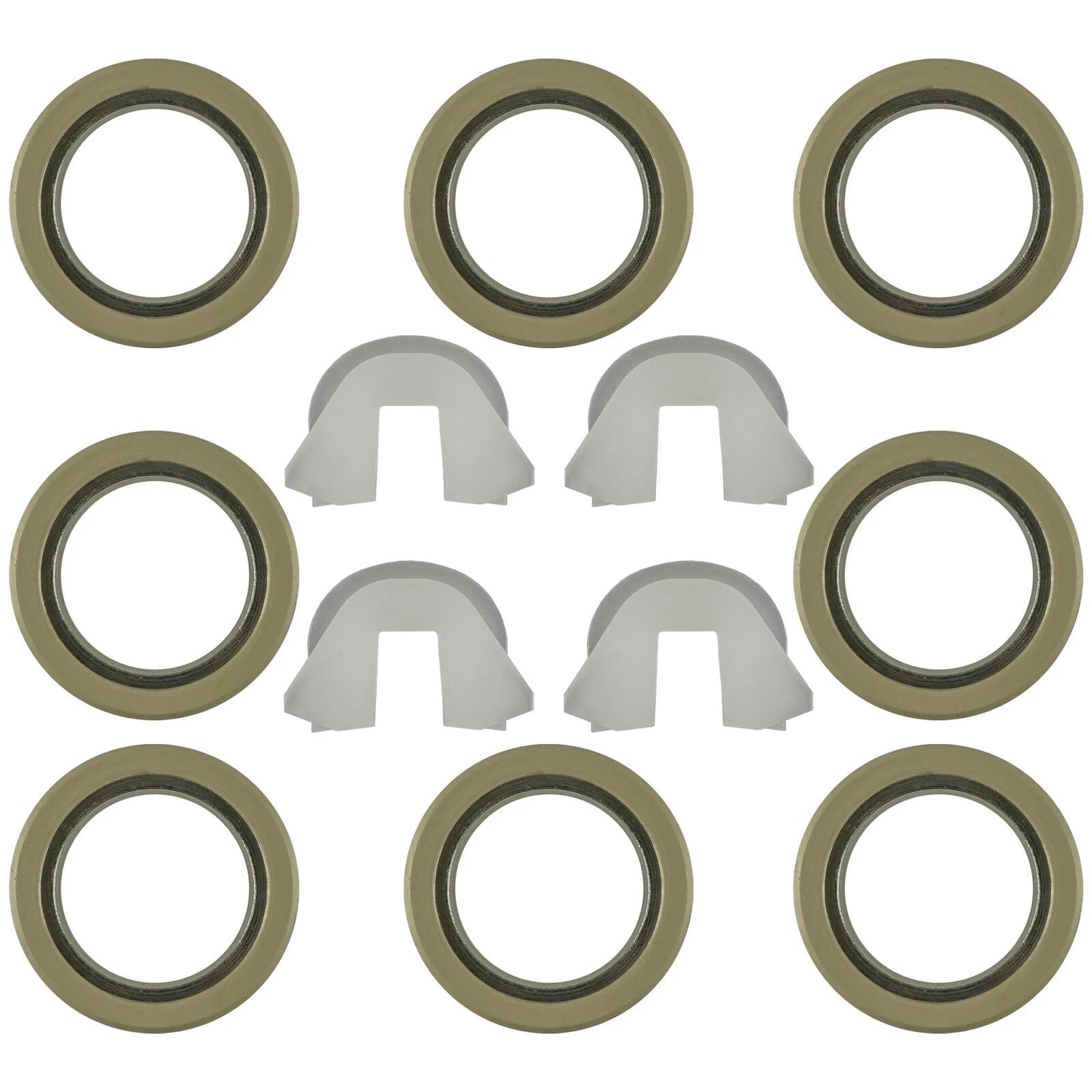 8x Clutch Roller Weights with Sliders for Suzuki Vinson 500 LTA500F 2002-2007