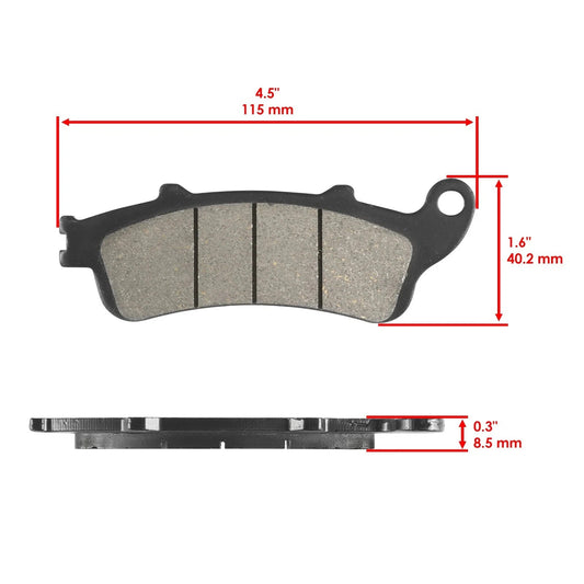Brake Pads for Honda FSC600 Silverwing 600 2003-2013 Front Rear Brakes