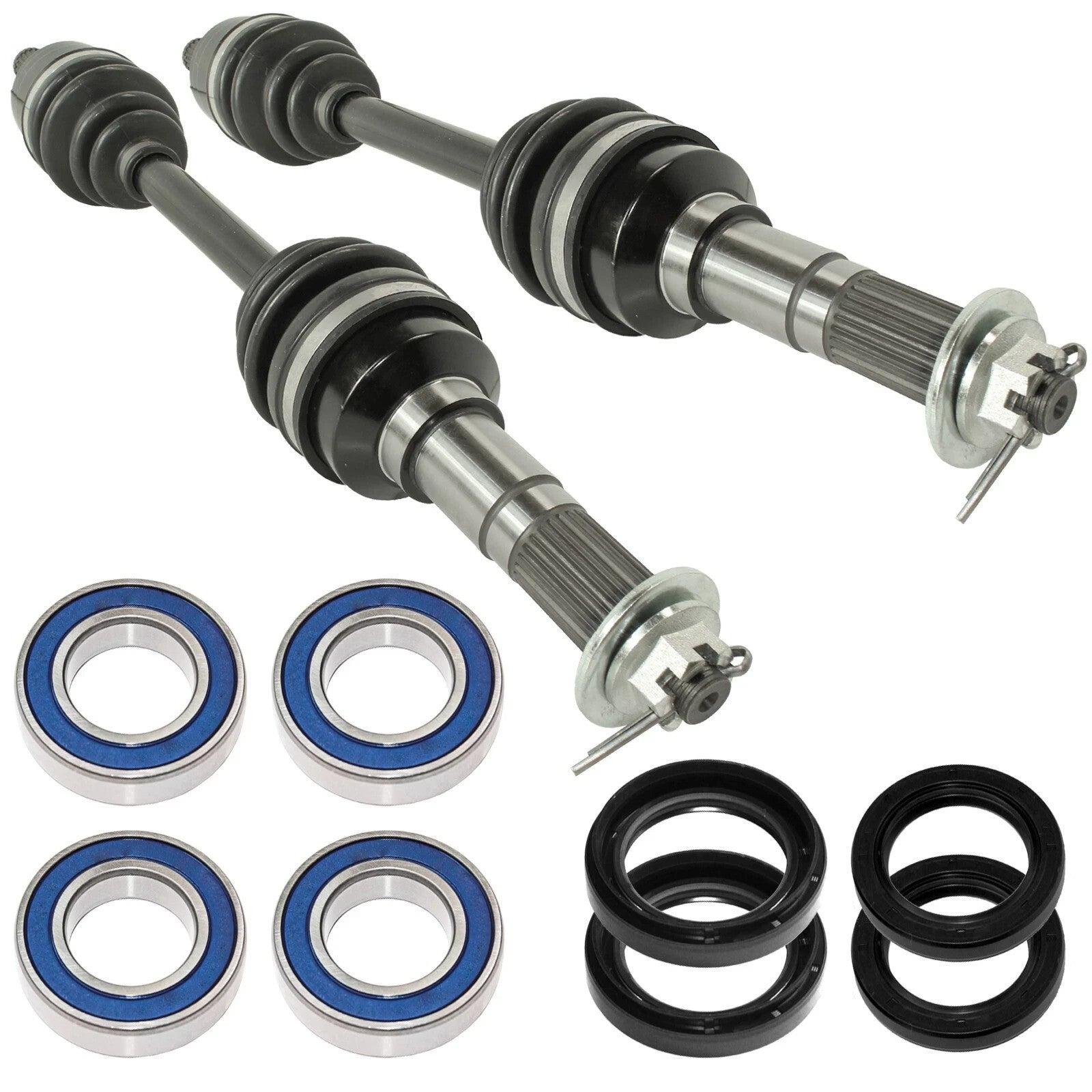 Front Lh Rh CV Joint Axle Bearing for Yamaha Kodiak 400 YFM400FA 4X4 2003-2006