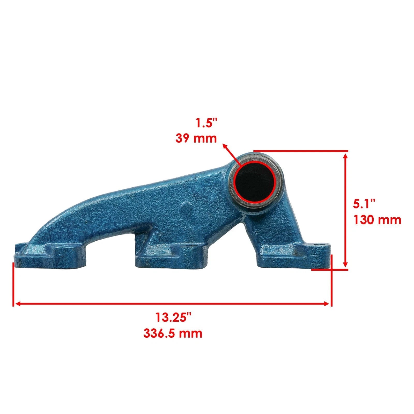 Exhaust Manifold For Ford 2000 2300 230A 231 2310 233 234 2600 2600V 2610 2810 