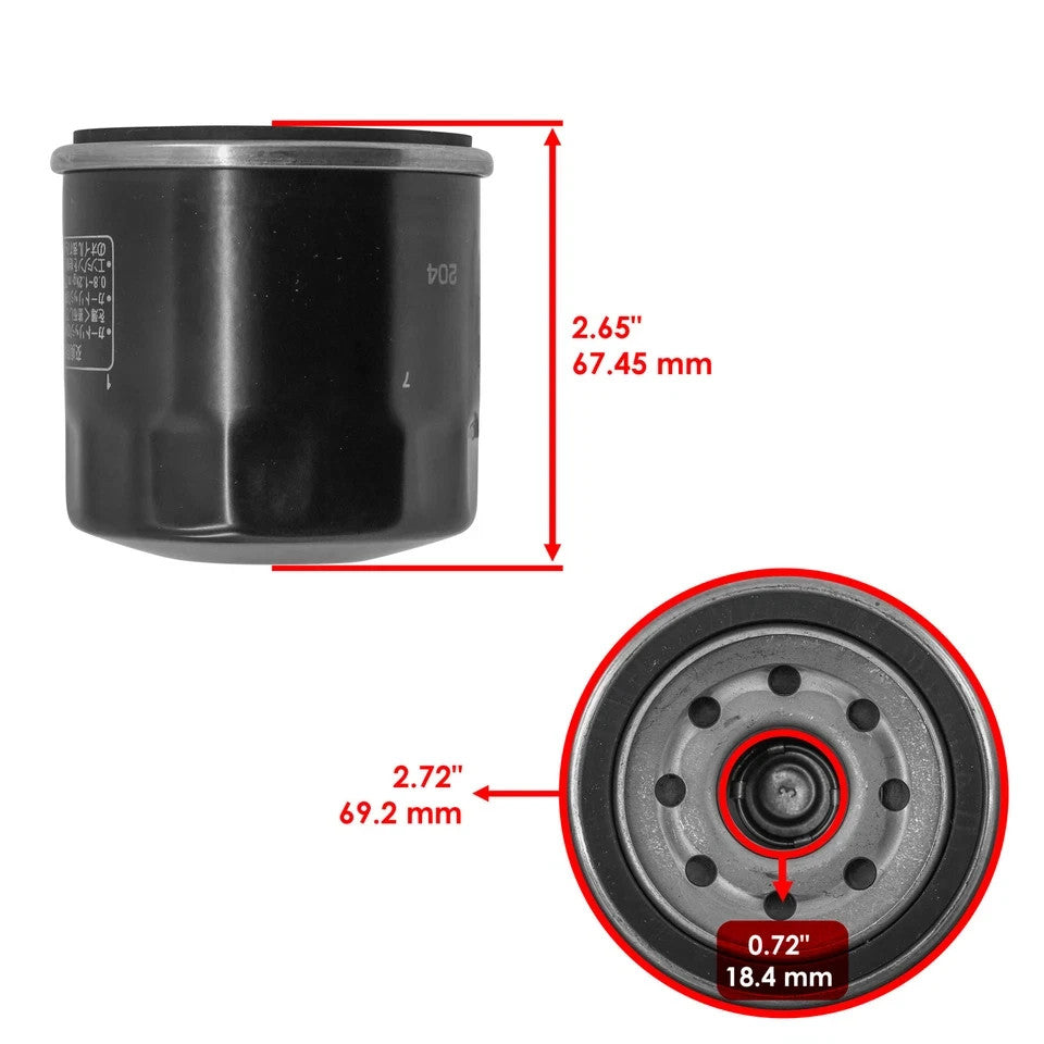 Oil Filter for Honda PC800  VFR800F Interceptor VFR800Fi VFR800 VFR800A