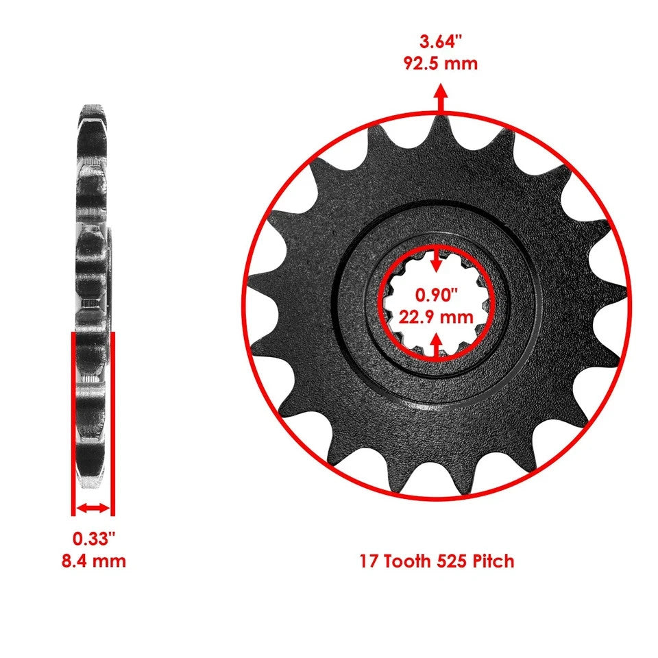 Drive Chain & Sprockets Kit for Kawasaki ZX1000D Ninja ZX-10R 2006 2007
