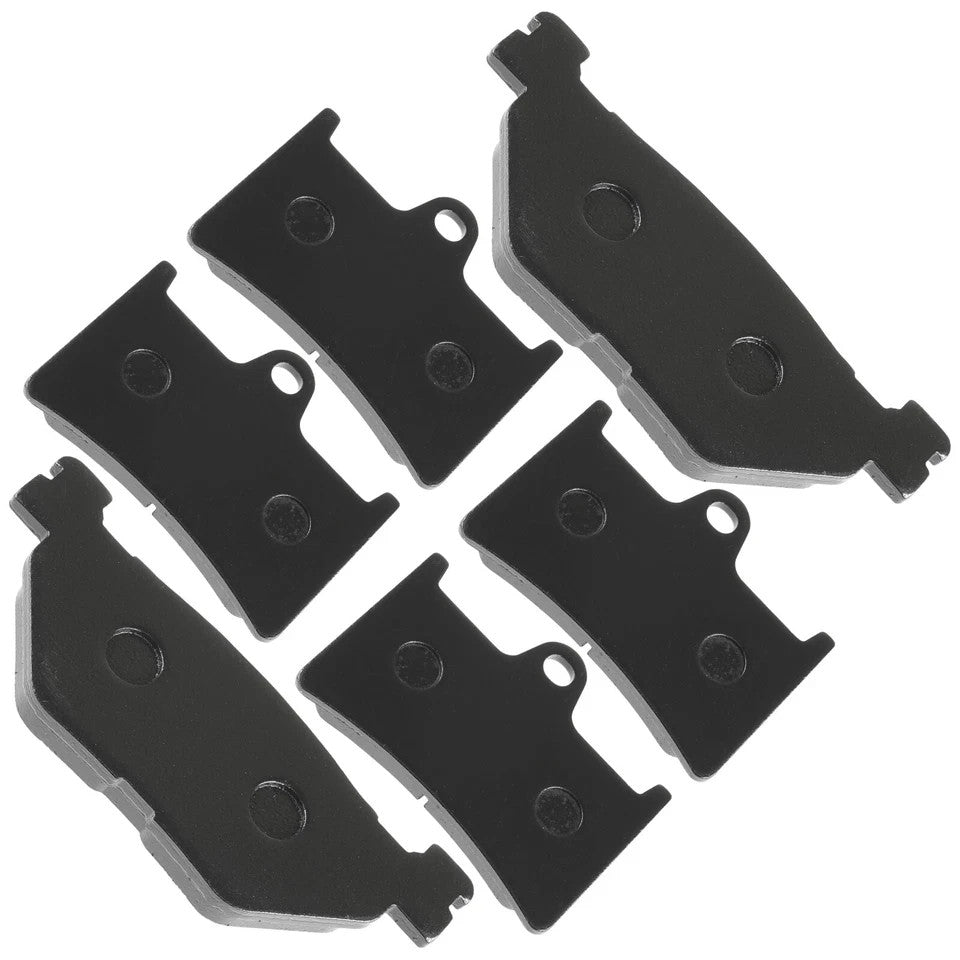Front & Rear Brake Pads for Yamaha XV1700 Road Star 1700 Warrior 2002-2009
