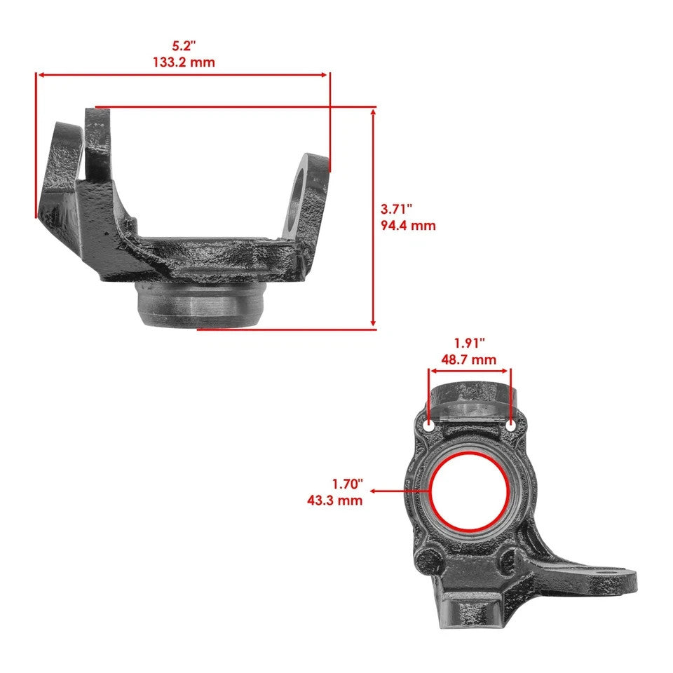 Rear Left Knuckle For Honda FourTrax 300 TRX300FW 1996-2000 51250-HM5-930