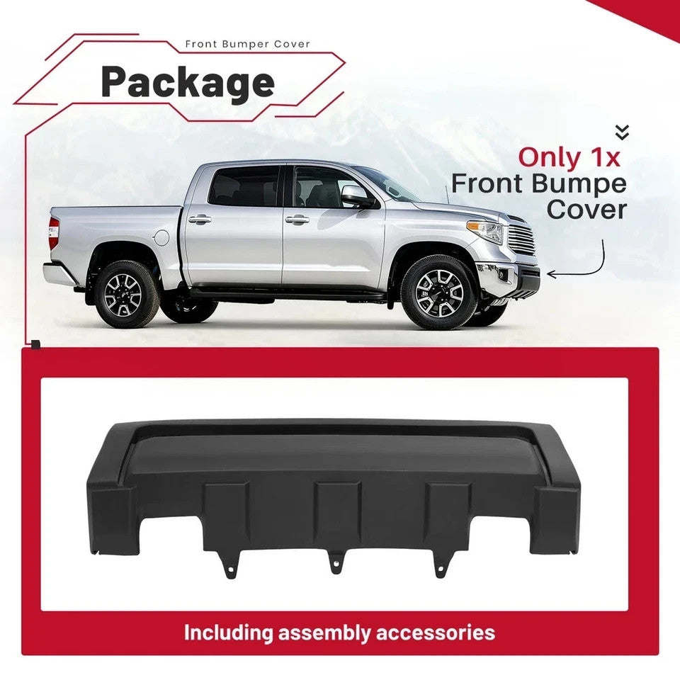 Fit For Toyota Tundra 2014-2021 Black Front Bumper Cover Protector #539110C050