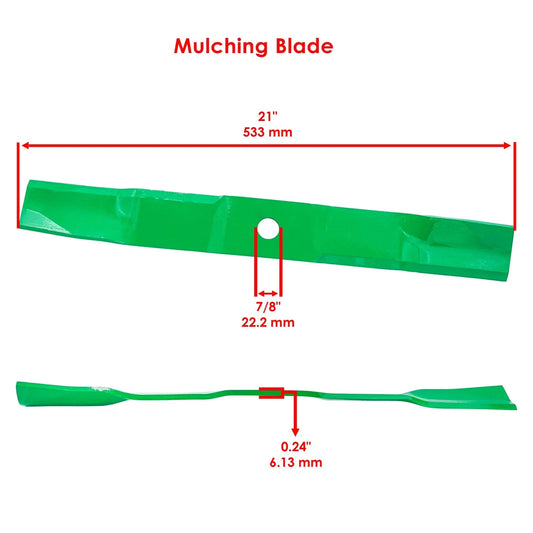 60" Deck Blades for John Deere 425 445 455 Lawn Tractor / M163983 TCU15881