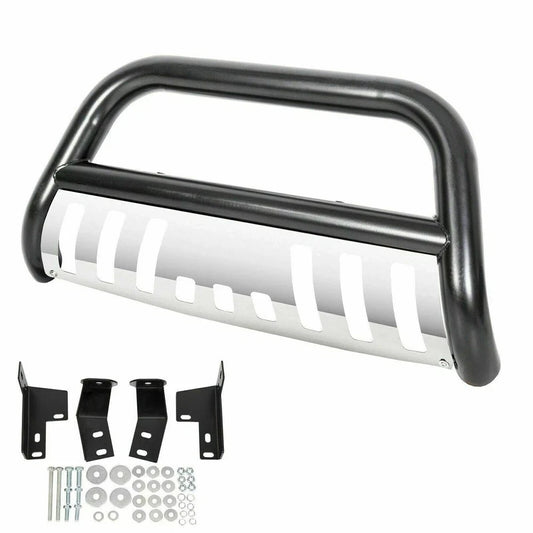 3" Bull Bar Push Bumper Grille Guard for Toyota Tacoma 2005-2015 Black Steel