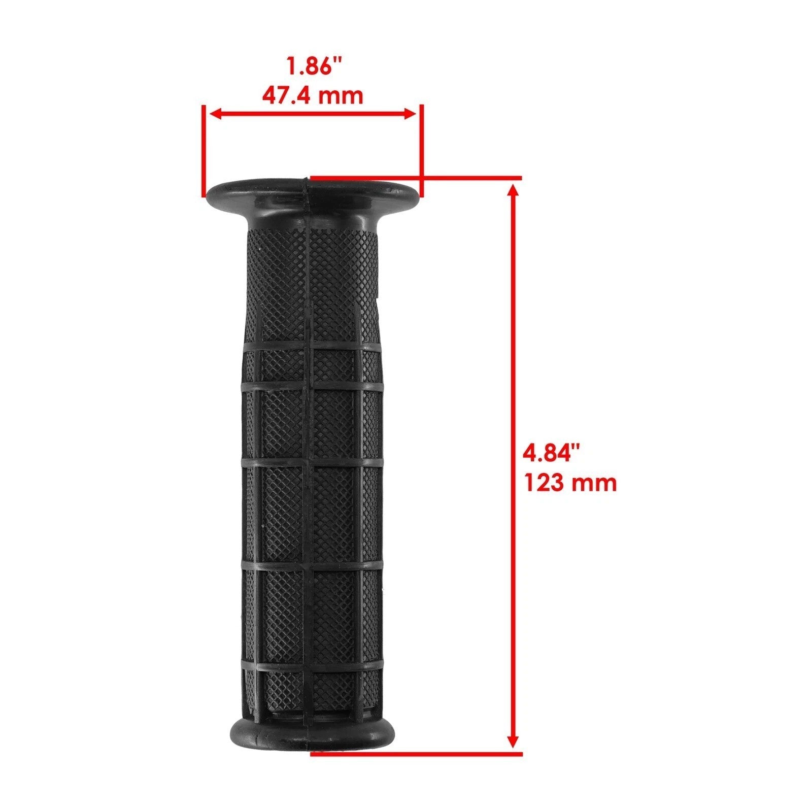 2x Handlebar Grips For Kawasaki BRUTE FORCE 650 2005 2006 2007 2008 2009-2012
