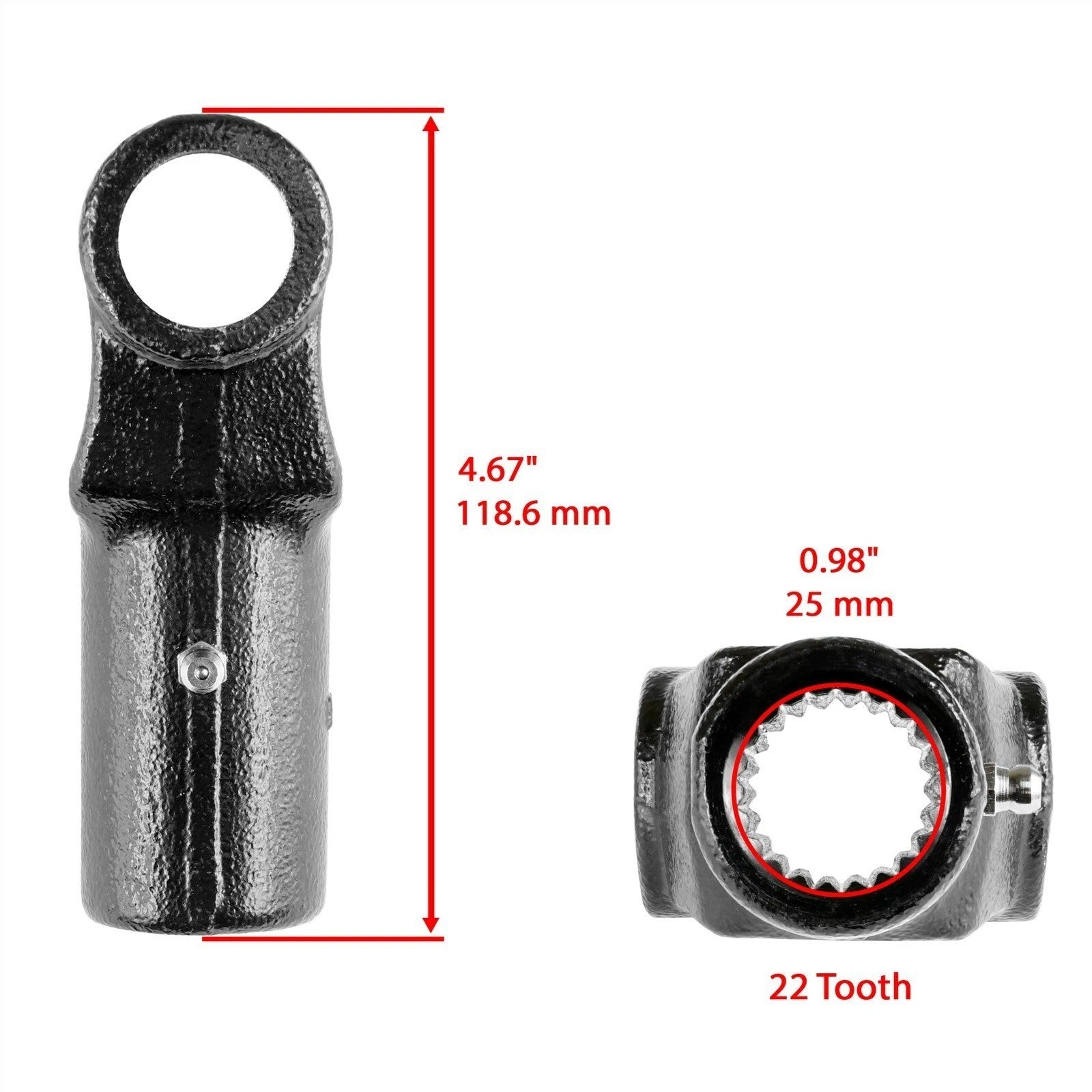Front Drive Propeller Shaft Yoke w/ U-joint for Polaris 1590483