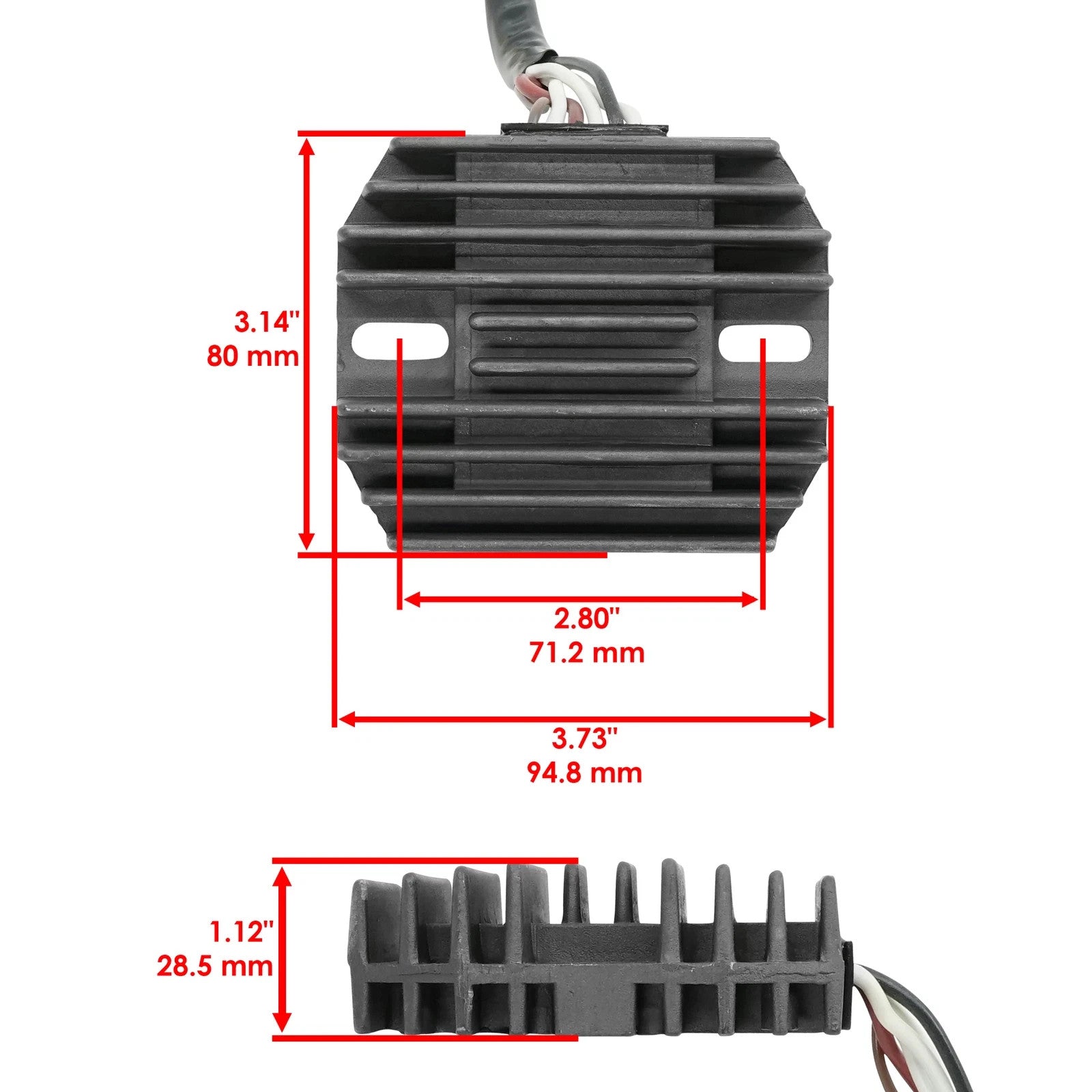 Regulator Rectifier for Yamaha 225 Moto 4 YFM225 1986-1988 Moto-4 New