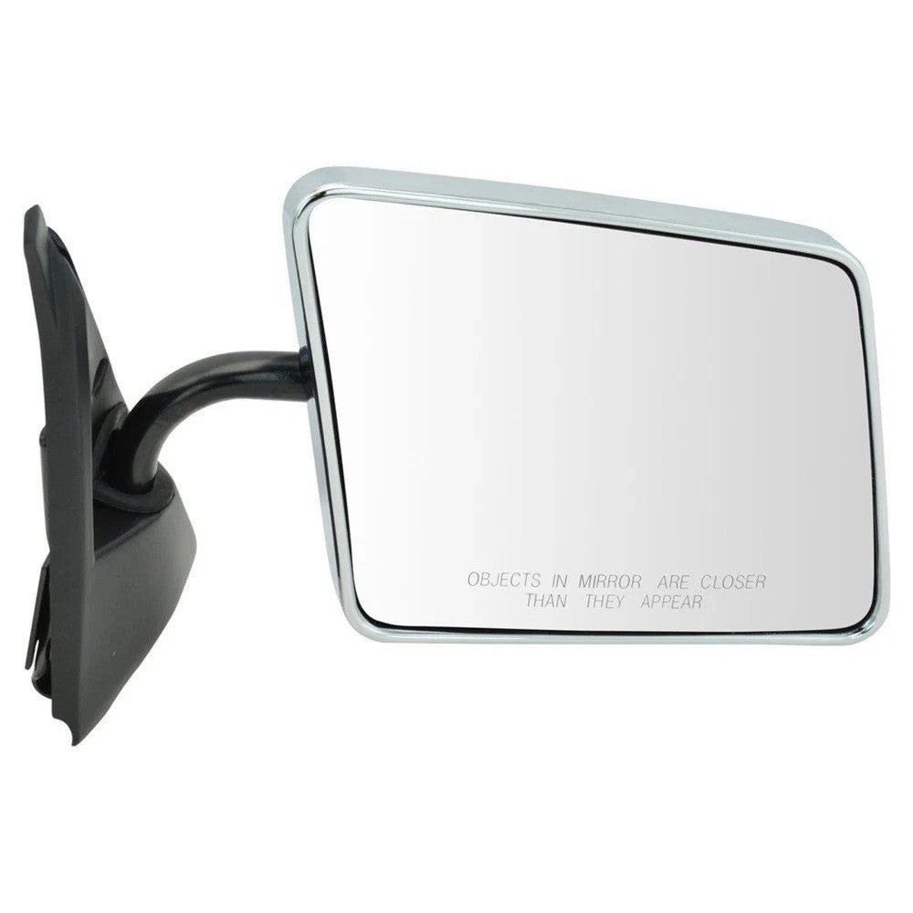 Stainless Steel Chrome Manual Side View Mirror Passenger Right for S10 S15