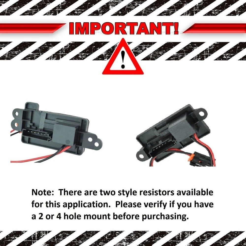 Front Heater Blower Motor Resistor for Chevy GMC Cadillac Pickup Truck SUV