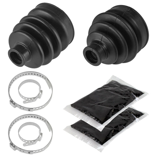 Front Axle Inner Outer CV Boot Kit for Kawasaki Mule 3010 KAF620 4X4 1993 01-08