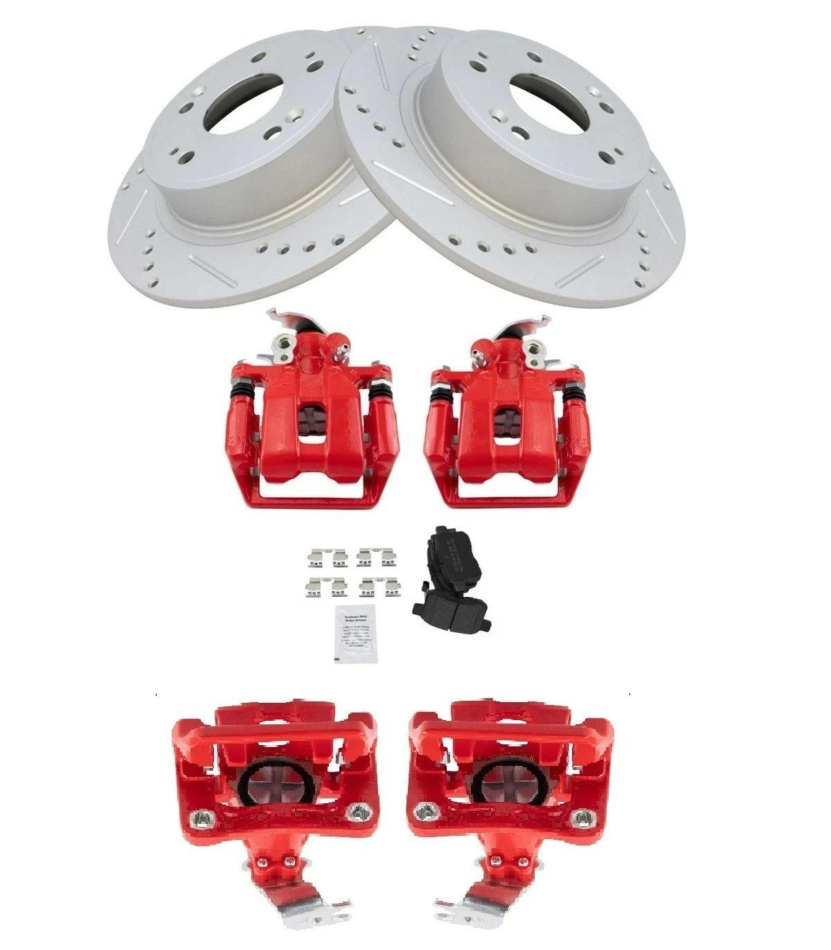 Rear Brake Pad & Rotor Kit Fits 2009-2014 Acura TSX 2008-2012 Honda Accord