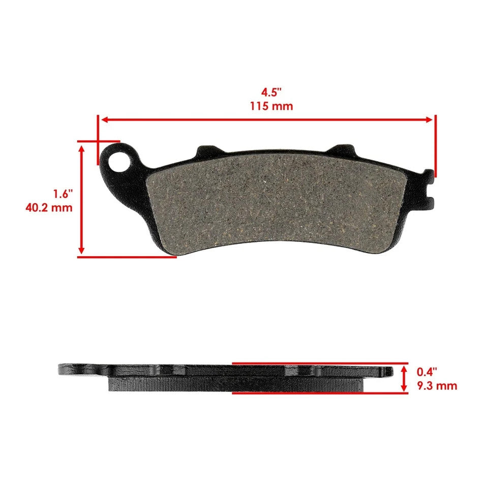 Front & Rear Brake Pads for Honda VTX1800R Cast Model 1800 2002-2008