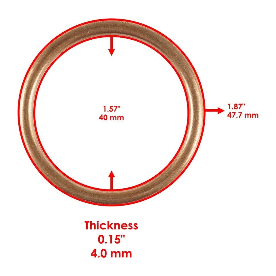 Exhaust Pipe Gasket for Honda CRF450R CRF 450R 2002-2017