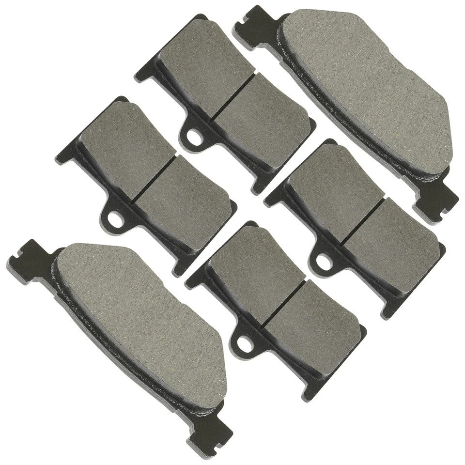 Front & Rear Brake Pads for Yamaha XV1700 Road Star 1700 Warrior 2002-2009