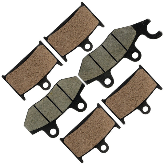 Caltric Front and Rear Brake Pads for Triumph Tiger Explorer 2012-2017