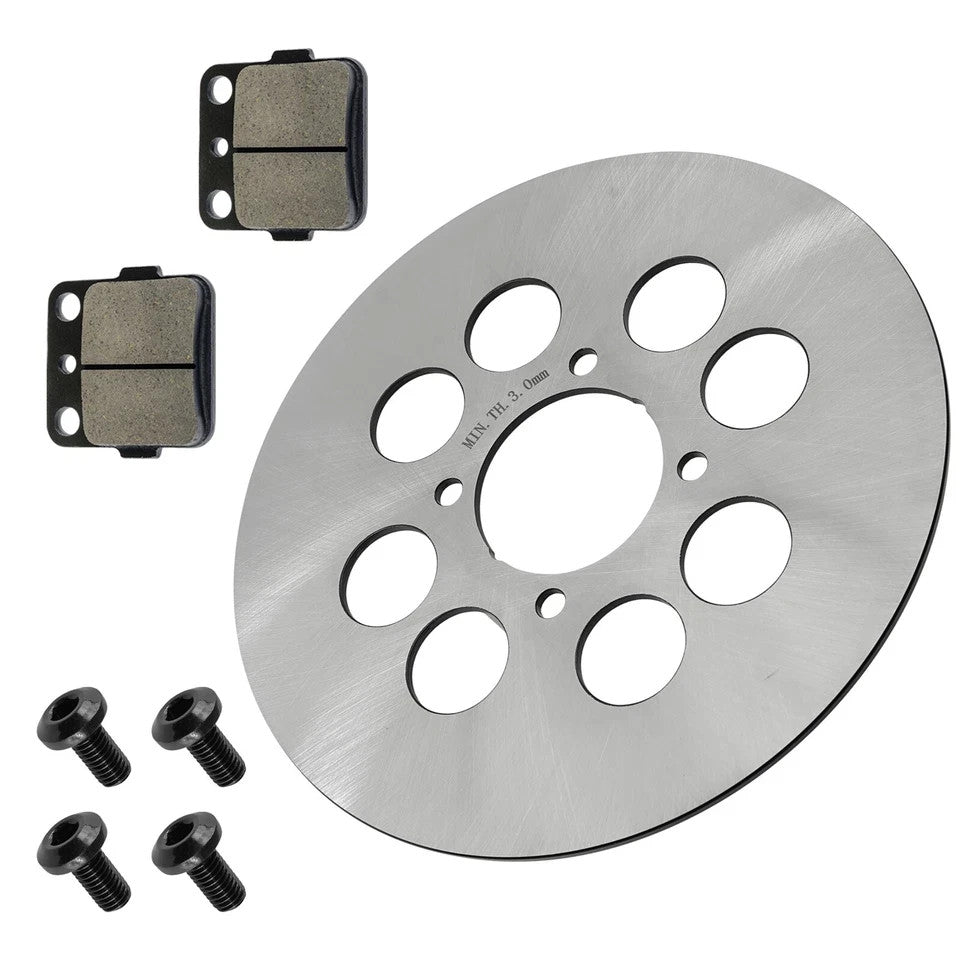 Rear Right Brake Disc with Brake Pads & Bolts for Yamaha Raptor 660R 2001-2005