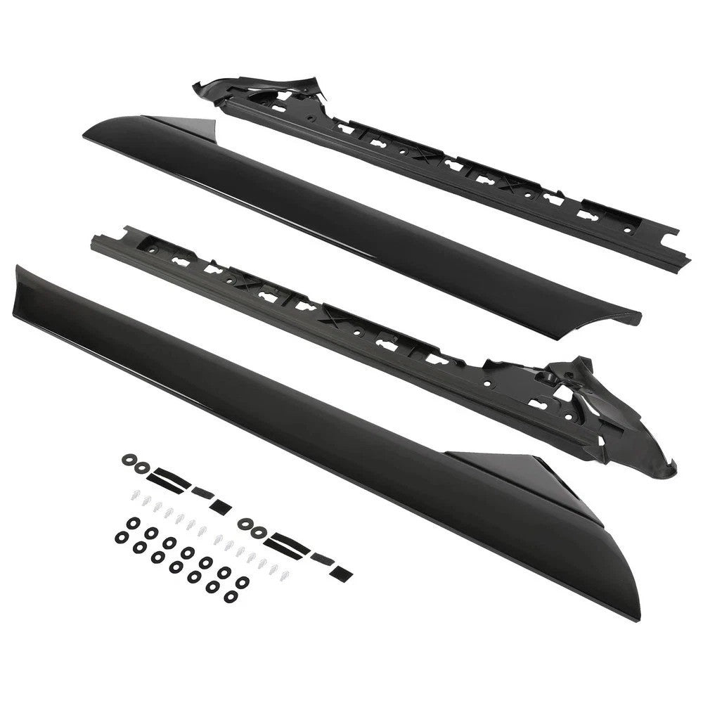 For Ford Explorer 11-19 Left+Right Windshield A-Pillar Molding INNER+OUTER Trim